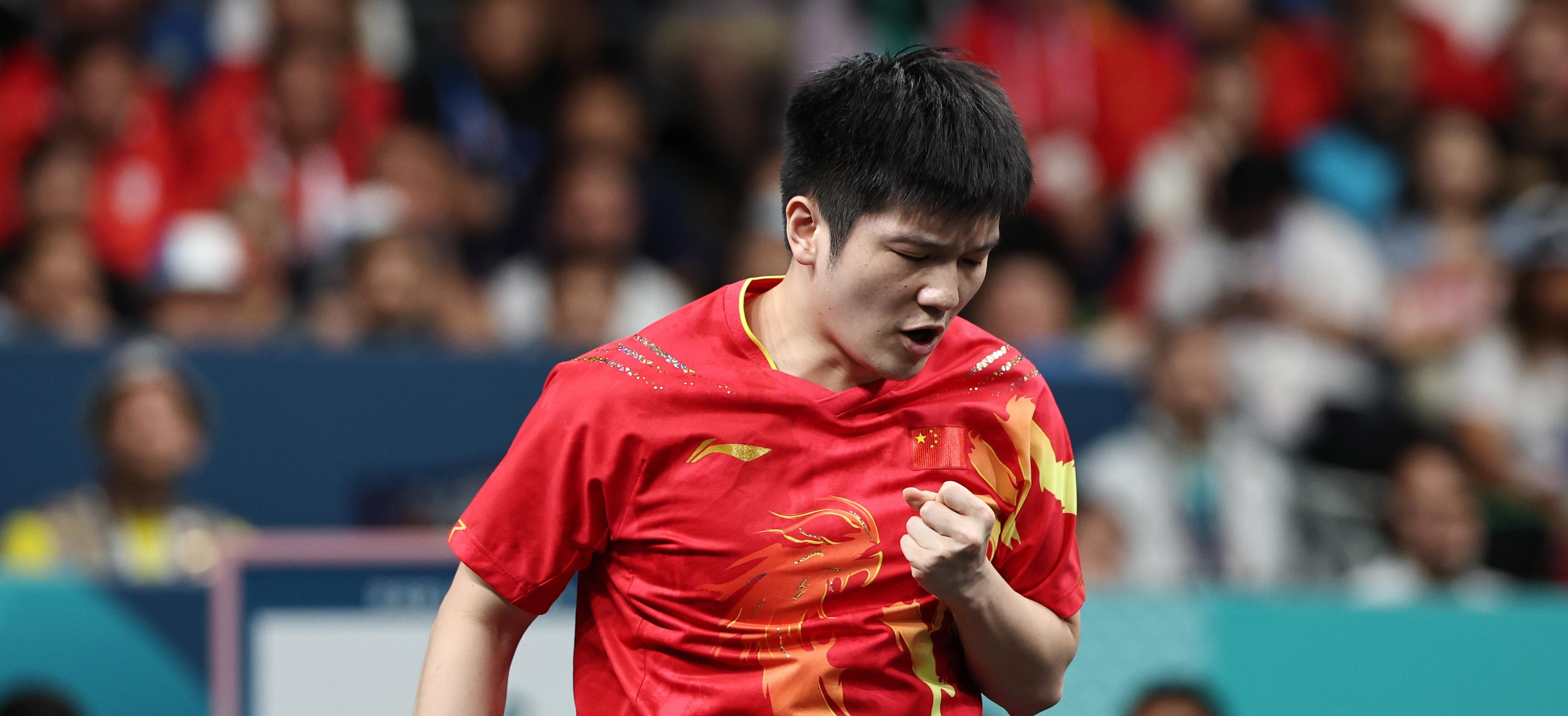 德国队碾压奥地利队，樊振东高光表现